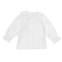 【20%OFF】レース衿ブラウス