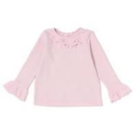 【30%OFF】お花デザインレースベルスリーブニット