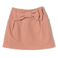 【30%OFF】カルゼリボンつきコクーンスカート