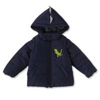 【30%OFF】サガラ恐竜ワッペン袖フード着脱式中綿ブルゾン