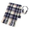 【30%OFF】タータンチェックマフラー×イヤーマフセット