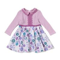 【30%OFF】花柄切り替えワンピース
