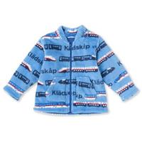 【30%OFF】電車柄裏ボアフルジップジャケット