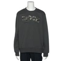 【30%OFF】迷彩柄アップリケ裏毛トレーナ