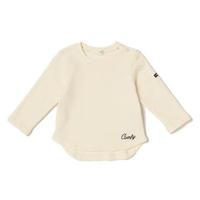 【30%OFF】裏毛ロゴトレーナー
