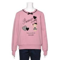 【40%OFF】バイカラーコロン裏起毛トレーナー