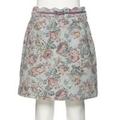 【50%OFF】花柄ゴブラン台形スカート