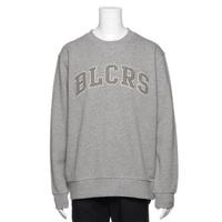 【50%OFF】柄ロゴクルーネック裏毛トレーナー