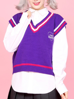 WC/ハート刺繍ニットベスト