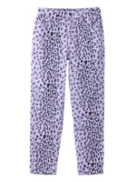 #1 LEOPARD SLIM STRAIGHT PANTS/ライトパープル