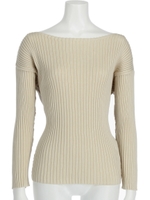 2WAYリブニット/IVORY