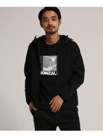 4WAY ストレッチ ジップ フード ブルゾン/ブラック(019)