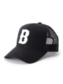 B ロゴ CAP メッシュキャップ/ブラック(019)