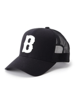 B ロゴ CAP メッシュキャップ/ブラック(019)