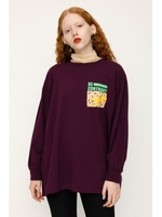 BE CONTRARY 4XL L／S トップス/D/PUR3