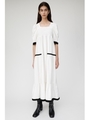 BICOLOR VOLUME ドレス/O/WHT1