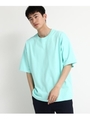 BIGドロップショルダーTシャツ/ライトグリーン(021)