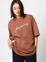 BeginningゆるロゴTシャツ/ブラウン