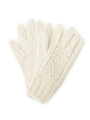Black Sheep ケーブルグローブ/アイボリー(004)