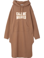 CALL ME HOODED DRESS/ベージュ