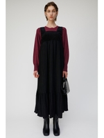 CORDUROY COMBI ドレス/BLK
