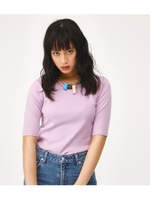 CRISP SMOOTH HALF SLEEVE T／SH/L/PUR1