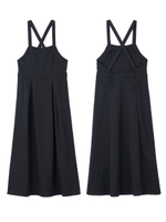 CROSS-BACK JUMPER SKIRT/ブラック