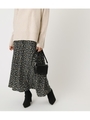 FLOWER MERMAID SKIRT/柄BLK5