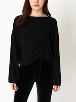FドロストニットTOP/BLACK