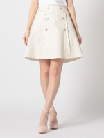 LOVEマリン台形スカート/ベージュ