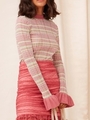 LUCA KNIT/PINK W GREEN