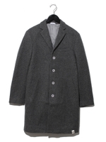 MENS CHESTERFIELD COAT/Dark Gray