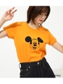 MICKEY FACE TEE/ORG