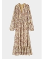 PAISLEY PATTERN ドレス/YEL