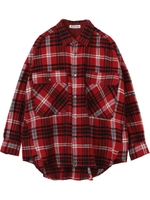 PLAID SHIRT/レッド