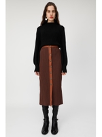 RIB KNIT タイトスカート/D/BRN3