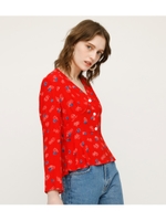 ROSANNA BLOUSE/M/RED7