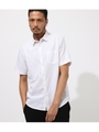 SHORT SLEEVE C／L COOLMAX SHIRT/WHT