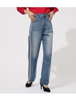 SIDE LINE DENIM STRAIGHT/BLU