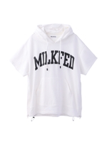SIDE ZIP HOODED TOP/ホワイト