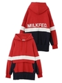 SPORTY HOODED TOP/レッド