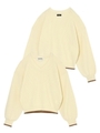 SPRING KNIT TOP/ホワイト