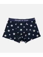STAR PATTERN BOXER SHORTS/NVY