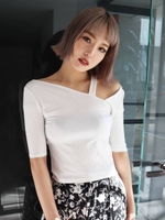 STRAP FIT TOPS/WHT
