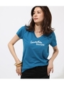 Somewhere Vneck TEE/BLU