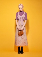 TINY CHERRY SKIRT/BEIGE