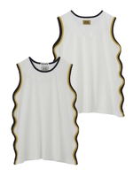 WAVE TANK TOP/ホワイト