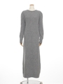 [BED&BREAKFAST]Slik Nep Wool Knit ドレス/GRAYmix