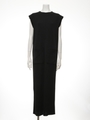[BED&BREAKFAST]Ｓｕｍｍｅｒ　Ｒｉｂ　ボックスドレス/BLACK