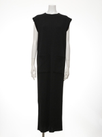 [BED&BREAKFAST]Ｓｕｍｍｅｒ　Ｒｉｂ　ボックスドレス/BLACK